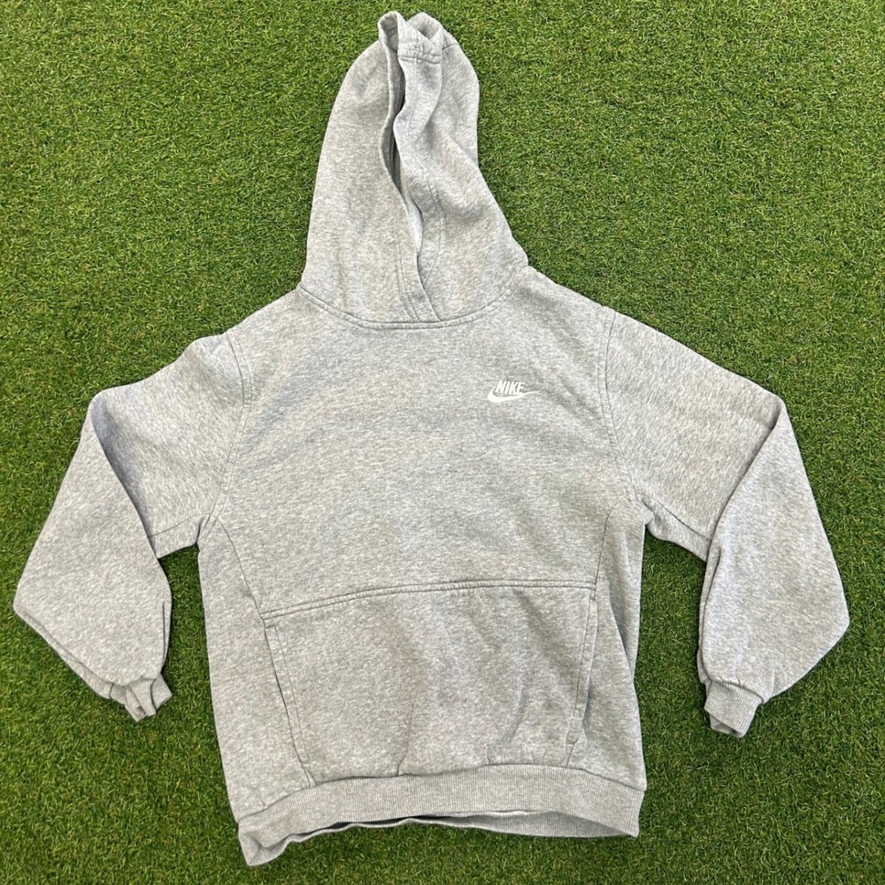 Nike Sportswear Club Fleece Pullover Hoodie Heather Grey Large R7L2BF22